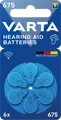 VARTA AIR 675 - Hörgerätebatterie, Zink-Luft, 11,6x5,35 mm, Aid 675, 6er-Pack