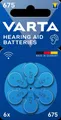 Varta Cons.Varta Hörgerätebatterie VARTAHearAidB675Bli6 Batterien