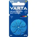 VARTA Hörgerätebatterie Hearing Aid Zinc Air 675, PR44, Batterie