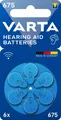 Varta Hearing Aid Hörgerätebatterien Batterien 675 PR 44 1,45 V 6er Blister