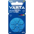 VARTA Knopfzellen 675 Zink-Luft 1,45 V, 6 St.