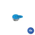 4x Varta 24600 101 416 Hörgerätebatterie 675 Blau