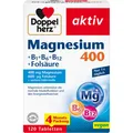 Queisser Pharma GmbH & Co. KG DOPPELHERZ Magnesium 400+B1+B6+B12+Folsäure Tabl. 120 St.