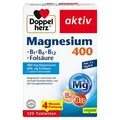 Doppelherz Magnesium 400   B1   B6   B12   Folsäure 1 x 120 Tabletten Sport
