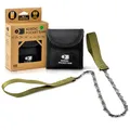 Nordic Pocket Saw Handkettensäge 93 cm - X-Long - Kompakte Handsäge mit Nylontasche für Wandern & Camping - Hand Kettensäge - Outdoor Säge Survival - Seilsäge Holz