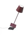 Zafferano LED Tischleuchte Poldina Pro - Kabellose, Dimmbare LED-Tischlampe aus Aluminium