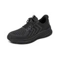 Orthofeet Herren Orthopädischer Tilos Hands-Free Slip-in Sneakers – Schwarz, Größe 46