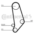 CONTINENTAL CTAM Wasserpumpe + Zahnriemensatz für Audi 100 44 44Q C3 43 C2