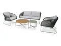 casa NOVA Lounge-Set PEACOCK LBH 163x83x58 cm grün Gartenset