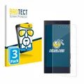 BROTECT 3 Stück Schutzglas für Sony Xperia X Compact Schutzfolie Panzer Folie Glas Displayschutz Made in Germany [Kratzfest 9H, Anti-Fingerprint]
