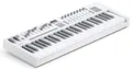 Novation Launchkey 49 Weiß (MK4) – USB-MIDI-Controller-Keyboard mit 49 halb gewichteten Tasten und DAW-Integration. Akkord-Skalenmodi, 8 Drum-Pads und Arpeggiator Inklusive Musiksoftware-Bundle