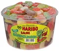 Haribo Saure Bärenzunge, 3 x 150 Stück in Runddose je 1350g