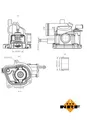 Für NRF 725153 THERMOSTAT