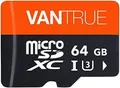VANTRUE 64GB microSD Karte UHS I U3 4K Adapter Dashcam Smartphone Tablet Set