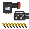 Megasat Quattro LNB 0,1dB >>Multischalter<< 0,1 UHD 4K HD Digital LMB LNC Kopf
