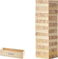 VEVOR Tumbling Tower, mit 54 Teilen, Höhe 27 cm, für 1 oder mehr Spieler, Tumbling Tower Familienspiel für Party drinnen/draußen
