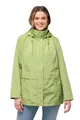 Ulla Popken Damen große Größen Übergrößen Plus Size HYPRAR Windbreaker-Jacke, wasserabweisend, Kapuze limettengrün 46+ 825242403-46+