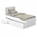 Weber Industries Bett, Weiß, Holzwerkstoff, Rechteckig, 90x190 cm, Schlafzimmer, Betten