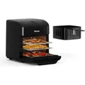 Tristar FR-9065 Airfryer Backofen – 12 vorprogrammierte Einstellungen – Multifunktional - Schwarz