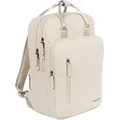 New Rebels William Milwaukee Rucksack – Wasserabweisend, 18L Volumen, Laptopfach, Silber-Innenfutter beige - Beige