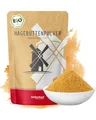 bioKontor – Bio Hagebuttenpulver 500g – Hagebuttenpulver aus Rosa Canina – Hagebutten gemahlen fein – Bio Hagebutte – vielseitig für Smoothies, Müsli & Rezepte