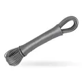 Wäscheleine 20 Meter (1er Pack/Anthrazit) - Leine ausziehbar 2,2mm, extra stark durch Nylonkern - Ersatzleine für Wäschespinne, Wäschetrockner Garten