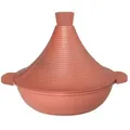 Aluguss Tajine Tagine Ø32cm Induktion Silikongriffe Gartopf Dampfgarer Bräte Hellbraun