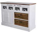 Schrank Landhausstil Sideboard Anrichte Shabby Chic Küchenschrank Schubladen neu