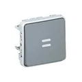 Legrand 069514 Va-et-vient Taster Plexo Kombi Grau 10 AX