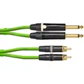Cordial ENCORE CEON DJ PLUG-RCA 0,6 G, 0,6 m, REAN 2 x Cinch gold / NEUTRIK 2x Klinke 6,3