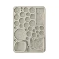 Stamperia - Silicon Mould A5 for Scrapbooking, Bullet Journals and More, Non-Stick Surface, Suitable for Air-Dry Clay, Resin and More, Perfect for Crafts and Gifting (Venice, City of Art - Old Coins)