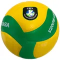 Mikasa Volleyball V200W-CEV Spielball Champions League gelb/grün Gr. 5