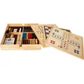 small foot Spielesammlung, Braun, Holz, 36x26 cm, Spielzeug, Kinderspielzeug, Kinderspiele