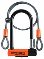Kryptonite Bügelschloss Evolution Mini-7 mit 4' Flexkabel