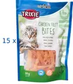 15 x 50g Trixie Chicken Filet BITES mit Hühnchen (€39,93/kg) Katzensnack Huhn