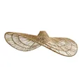 Lampenschirm Marbella, Natur, Jute, Höhe 14 cm, Boho-Stil, für elektrische Fassung E27