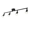 LED Deckenstrahler schwenkbar Deckenspots GU10 schwarz Deckenleuchte 4-flammig
