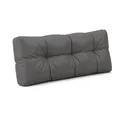 POKAR Palettenkissen Wasserabweisend Palettenauflagen Palettenauflage Palettenmöbel Palettensofa, Rückenlehne 120x40, Anthrazit