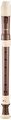 Aulos 700078 C-Sopranblockflöte Bel Canto Mod.105A barocke Griffw.mittelbraun,
