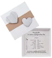 Geldgeschenk Verpackung Silberhochzeit Geschenk Rezept für 25 Jahre Ehe