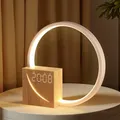 10W Nachttischlampe mit USB-Ladefunktion Wake Up Licht Wecker Touch Control D...