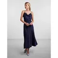 Y.A.S Spaghettikleid YASTHEA STRAP LONG DRESS S. NOOS blau 46