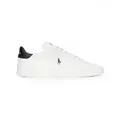 Polo Ralph Lauren für Herren. 809829824005 Heritage Athletic Schuhe weiß (42), Leder, Wohnung, Schnürsenkel, Lässig