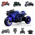 Moni Kinder Elektromotorrad Ninja, DREI Kunststoffräder, LED-Beleuchtung, Mp3, Farbe:blau