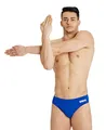 Arena Herren Men's Team Swim Briefs Solid Badehosen Slip, Royal-White, 8 EU