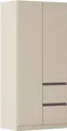 rauch Drehtürenschrank Kleiderschrank Schrank Garderobe Wäscheschrank COSTA Breite 91 cm (in 3 Ausstattungen BASIC/CLASSIC/PREMIUM) Breite 91 cm grifflose Front mit Push-to-Open Funktion MADE IN GERMANY