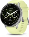 Garmin Venu 4 (45mm) mit Silikon-Armband (22mm) grau/silber/zitrone