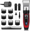 GHB Haarschneidemaschine Akku Haarschneider Herren 2 Lithium Akkus 14 Teiliges für Männer Kinder Salon Home Friseur