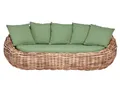 AppleBee Apple Bee Cocoon Lounge Sofa Grün inkl. Kissen 236x130x92cm 8718091509631