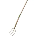 MINI Heugabel Dunggabel Mistgabel Mistforke 3 Zinken 20 x 18 cm Eschenstiel 1 m